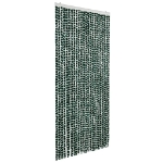 Zanzariera Verde e Bianco 100x220 cm Ciniglia