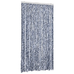 Tenda Antimosche Blu e Bianca 100x200 cm in Ciniglia