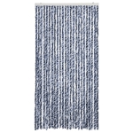 Tenda Antimosche Blu e Bianca 100x200 cm in Ciniglia