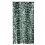 Tenda Antimosche Verde e Bianca 100x230 cm in Ciniglia