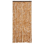 Zanzariera Ocra e Bianco 90x220 cm Ciniglia