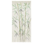 Tenda Antimosche per Porte Stampa Bambù 100x220 cm Bambù