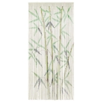 Tenda Antimosche per Porte Stampa Bambù 90x220 cm Bambù