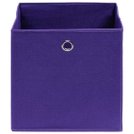 Contenitori 10 pz in Tessuto non Tessuto 28x28x28 cm Viola