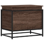 Contenitore con Coperchio Rovere Marrone 60x40x51,5 Truciolato
