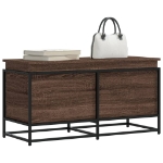 Contenitore con Coperchio Rovere Marrone 100x40x51,5 Truciolato