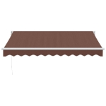 Tenda Sole Retrattile Manuale 300x250 cm Marrone