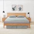 Scatole Portaoggetti 2pz in Tessuto 70x40x18 cm Grigio