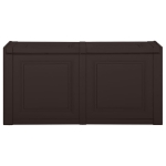 Baule per Cuscini Marrone 86x40x42 cm 85 L