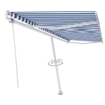Tenda Retrattile Automatica 500x300 cm Arancione Marrone