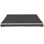 Tenda da Sole Pieghevole Manuale 600 cm Antracite