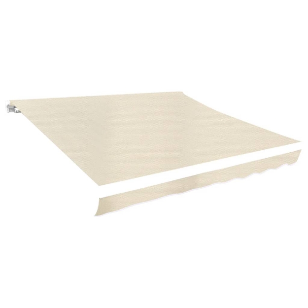 Tenda Parasole in Tela Crema 4x3m (Telaio non Incluso)