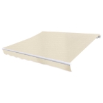 Tenda Parasole in Tela Crema 4x3m (Telaio non Incluso)