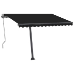 Tenda Automatica con Sensore Vento e LED 300x250 cm Antracite