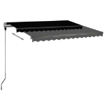 Tenda Automatica con Sensore Vento e LED 300x250 cm Antracite