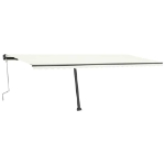 Tenda da Sole Autoportante Manuale Retrattile 600x300 cm Crema