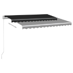 Tenda Automatica con Sensore Vento e LED 3x2,5 m Antracite