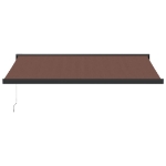 Tenda Sole Retrattile Manuale 400x300 cm Marrone