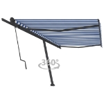 Tenda Retrattile Automatica con Palo 500x350 cm Arancio Marrone