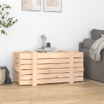Contenitore Portaoggetti 91x40,5x42 cm Legno Massello di Pino