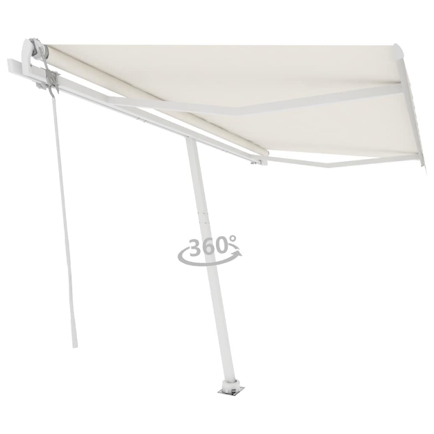 Tenda da Sole Automatica Autoportante 400x300 cm Crema