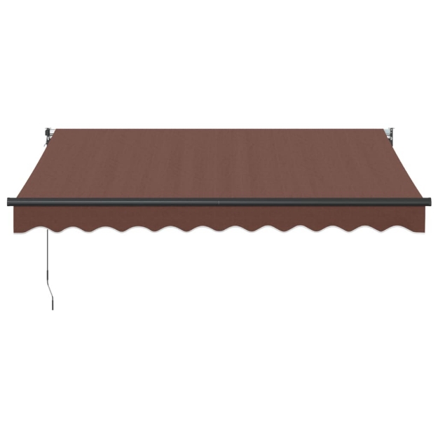 Tenda Sole Retrattile Manuale 300x250 cm Marrone