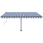 Tenda Retrattile Automatica con Palo 450x350 cm Arancio Marrone