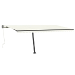 Tenda da Sole Automatica Autoportante 500x350 cm Crema