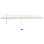 Tenda da Sole Automatica Autoportante 500x350 cm Crema