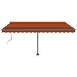 Tenda da Sole Autoportante Automatica 450x350cm Arancio Marrone