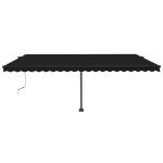 Tenda Sole Retrattile Automatica 500x300 cm Antracite