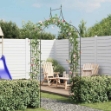 Arco da Giardino per Piante Rampicanti Verde Scuro