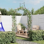 Arco da Giardino per Piante Rampicanti Verde Scuro