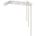 Pergolato da Giardino Marrone Anticato 6x3x2,5 m in Ferro