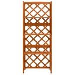 Traliccio con Ripiani 55x30x140 cm in Legno Massello di Abete