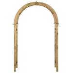 Arco a Traliccio in Legno di Pino Impregnato Verde