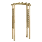 Arco a Traliccio 110x60x210 cm in Pino Massello Impregnato
