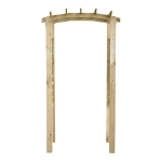 Arco a Traliccio 110x60x210 cm in Pino Massello Impregnato