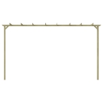 Pergola da Giardino Legno di Pino Impregnato 360x200x60 cm