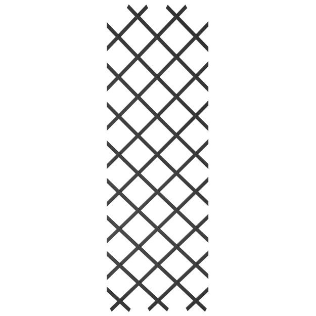 Nature Traliccio da Giardino 50x150 cm in PVC Antracite