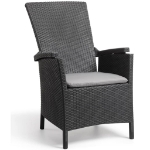 Keter Sedie da Giardino Reclinabili Vermont 2 pz Grafite