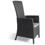 Keter Sedie da Giardino Reclinabili Vermont 2 pz Grafite