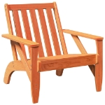 Sedie Adirondack da Giardino 2 pz in Legno Massello di Pino