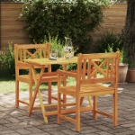 Sedie da giardino 2 pcs 56x56x90 cm Legno massello di acacia