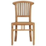Sedie da Giardino 2 pz in Legno Massello di Teak