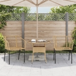 Sedie da Giardino 2 pz Marroni in Polyrattan