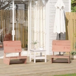 Sedie da Giardino 2pz 60x64x70,5 cm Legno Massello di Douglas
