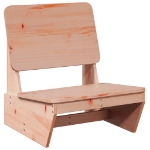 Sedie da Giardino 2pz 60x64x70,5 cm Legno Massello di Douglas