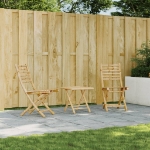 Sedie da Giardino Pieghevoli 2 pz 43x54x88 cm in Bambù