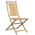 Sedie da Giardino Pieghevoli 8 pz 46x66x99 cm in Bambù